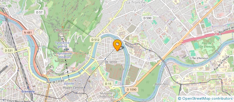 localisation de l'entreprise MONSIEUR TIJANI CHAOUKI  GRENOBLE