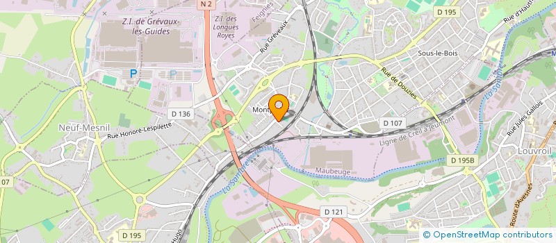 localisation de l'entreprise MONSIEUR TIJANI EL FOUNTI  MAUBEUGE