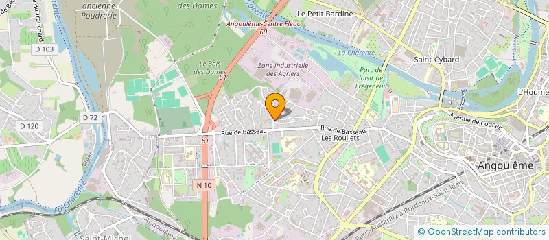 localisation de l'entreprise MONSIEUR TIJANI KSIBI à ANGOULEME