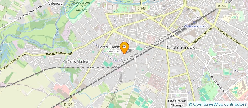 localisation de l'entreprise MONSIEUR TILAL BURSA à CHATEAUROUX