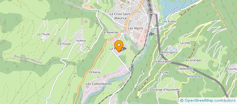 localisation de l'entreprise MONSIEUR TILIO BLANC  BOURG-SAINT-MAURICE