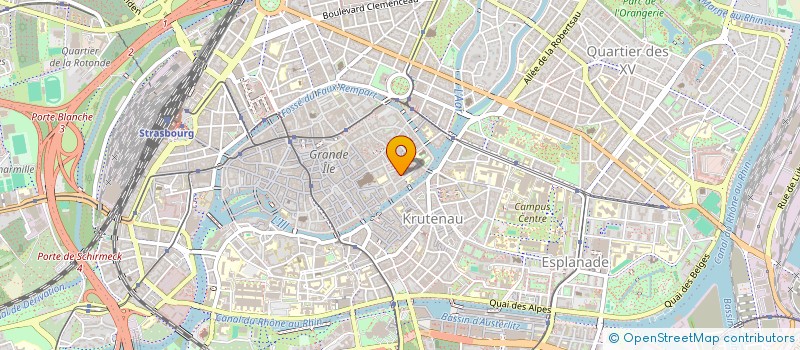 localisation de l'entreprise MONSIEUR TILL CHARLIER à STRASBOURG