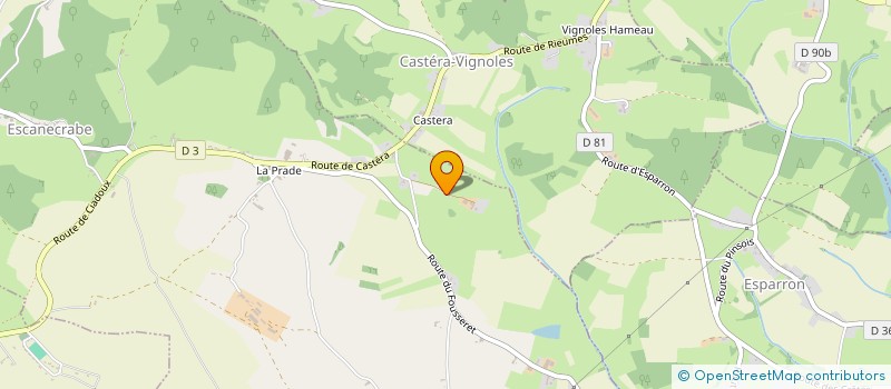 localisation de l'entreprise MONSIEUR TILL COQUEL  ESCANECRABE