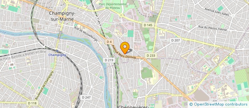 localisation de l'entreprise MONSIEUR TILL SARRAZIN - MALHERBE à CHAMPIGNY-SUR-MARNE