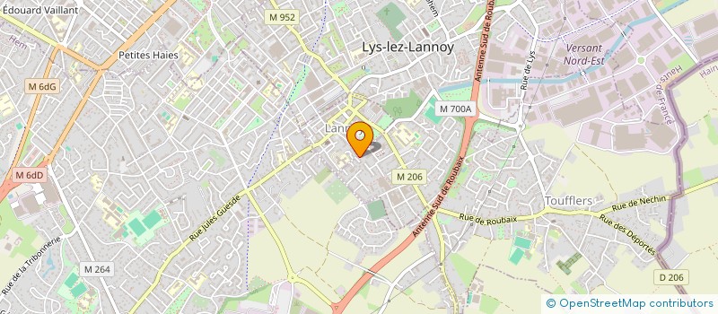 localisation de l'entreprise MONSIEUR TILL TRACKOEN  LYS-LEZ-LANNOY