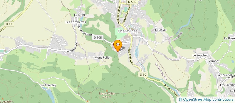 localisation de l'entreprise MONSIEUR TILL WELFONDER  CHARAVINES