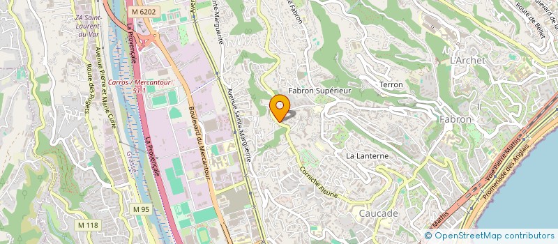 localisation de l'entreprise MONSIEUR TILOE DENAPE à NICE