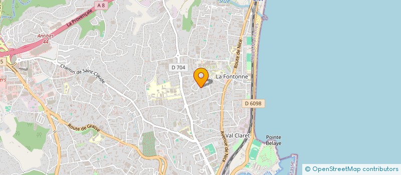 localisation de l'entreprise MONSIEUR TIM AMATO à ANTIBES