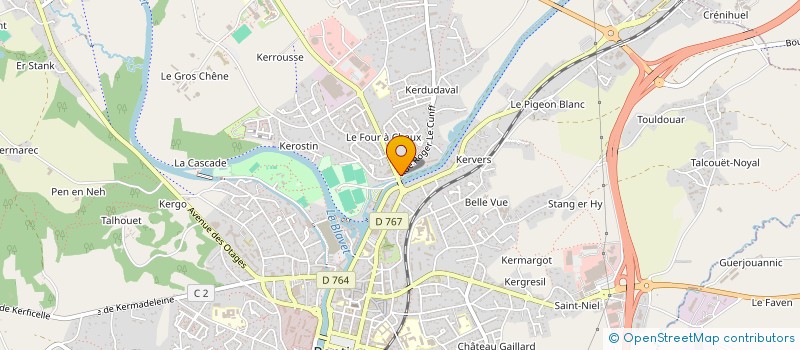 localisation de l'entreprise MONSIEUR TIM BALZEAU  PONTIVY