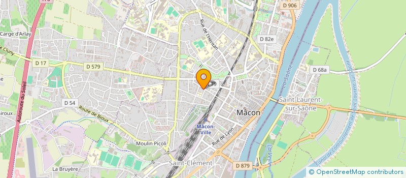 localisation de l'entreprise MONSIEUR TIM BOURSIER-MOUGENOT à MACON