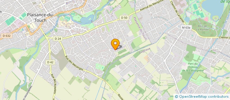 localisation de l'entreprise MONSIEUR TIM CALLARD  PLAISANCE-DU-TOUCH