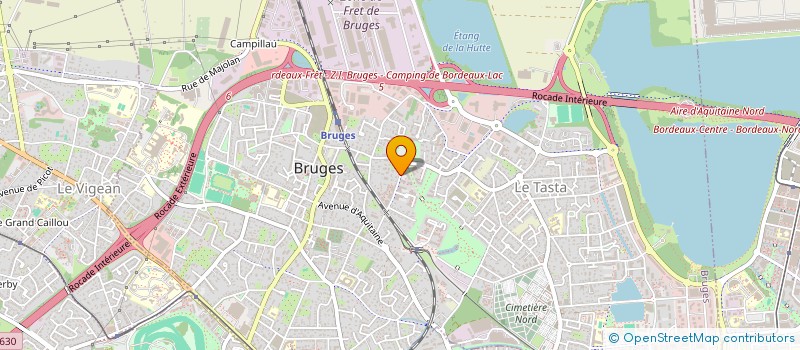 localisation de l'entreprise MONSIEUR TIM CHARRIER  BRUGES