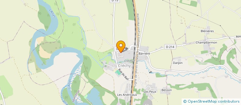 localisation de l'entreprise MONSIEUR TIM DEGOULANGE  CRECHY