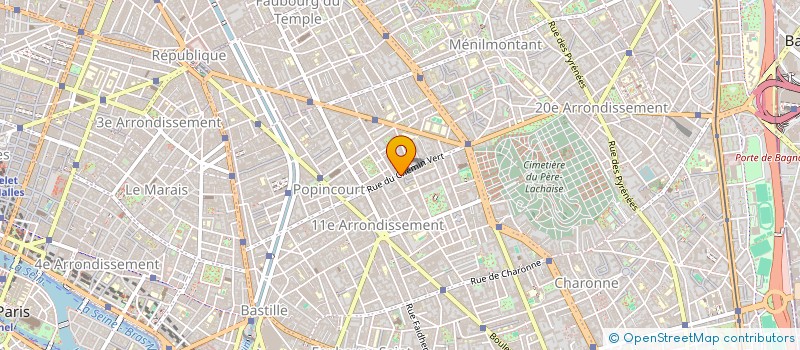 localisation de l'entreprise MONSIEUR TIM DELPORTE  PARIS