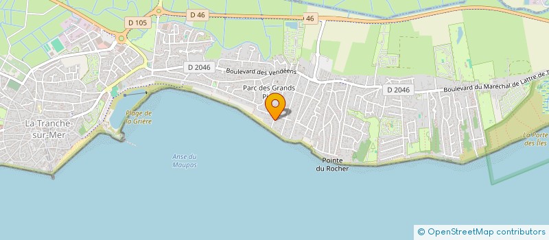 localisation de l'entreprise MONSIEUR TIM LACROIX  LA TRANCHE-SUR-MER