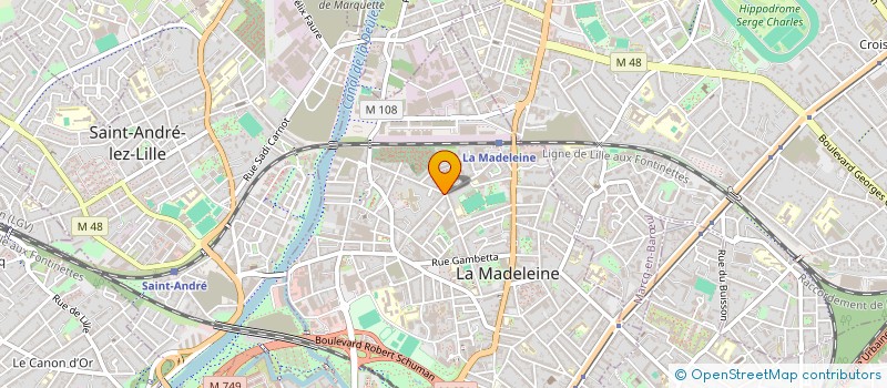 localisation de l'entreprise MONSIEUR TIM LORENTZ à LA MADELEINE