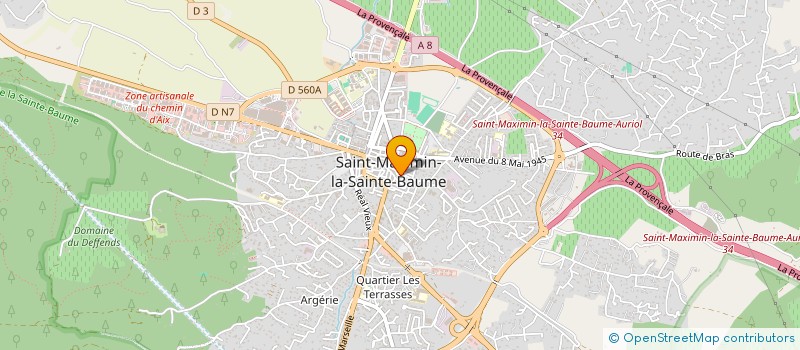 localisation de l'entreprise MONSIEUR TIM LUCIANI à SAINT-MAXIMIN-LA-SAINTE-BAUME