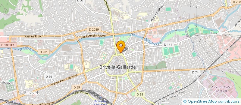 localisation de l'entreprise MONSIEUR TIM MILLET à BRIVE-LA-GAILLARDE