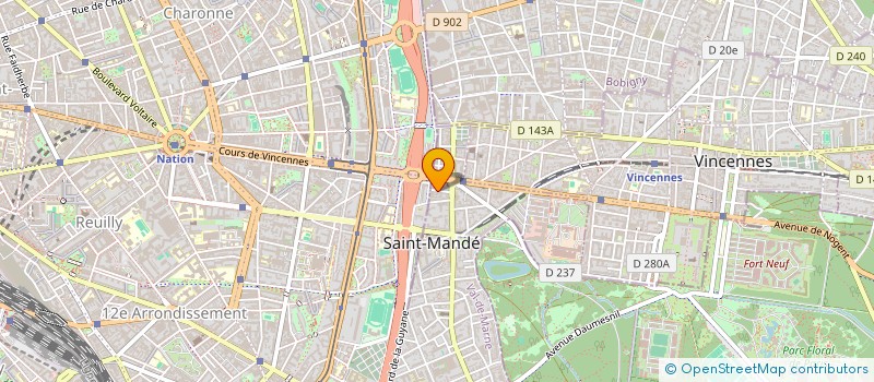 localisation de l'entreprise MONSIEUR TIM NATALE à SAINT-MANDE