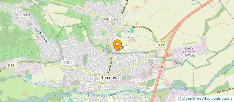 localisation de l'entreprise MONSIEUR TIM OSTERMANN  UFFHOLTZ