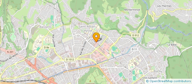 localisation de l'entreprise MONSIEUR TIM PROVINS  SAINT-ALBAN-LEYSSE