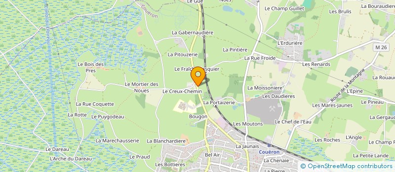 localisation de l'entreprise MONSIEUR TIM ROUZEE  COUERON