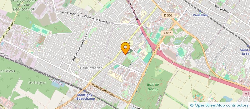 localisation de l'entreprise MONSIEUR TIMEO ALAUX  TAVERNY