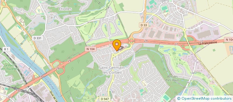 localisation de l'entreprise MONSIEUR TIMEO BEN ALLAL  SAINT-GERMAIN-LES-CORBEIL