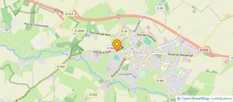 localisation de l'entreprise MONSIEUR TIMEO CHAUVENCY  BAVAY