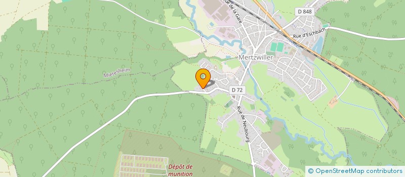 localisation de l'entreprise MONSIEUR TIMEO DULOISY  MERTZWILLER