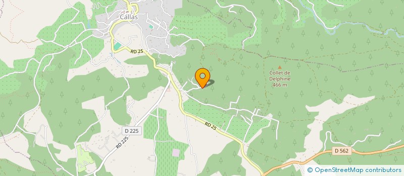 localisation de l'entreprise MONSIEUR TIMEO FERAUD  CALLAS