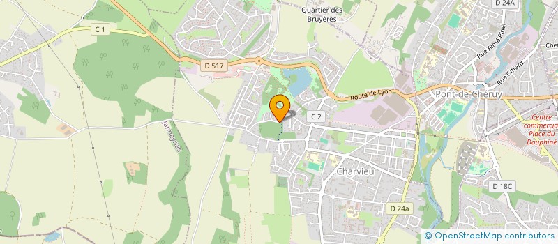 localisation de l'entreprise MONSIEUR TIMEO FUZIER  CHARVIEU-CHAVAGNEUX