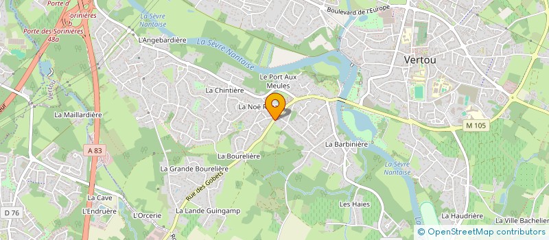 localisation de l'entreprise MONSIEUR TIMEO LAIR  VERTOU