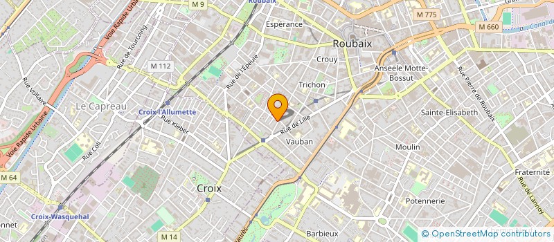 localisation de l'entreprise MONSIEUR TIMEO LANGLOIS  ROUBAIX