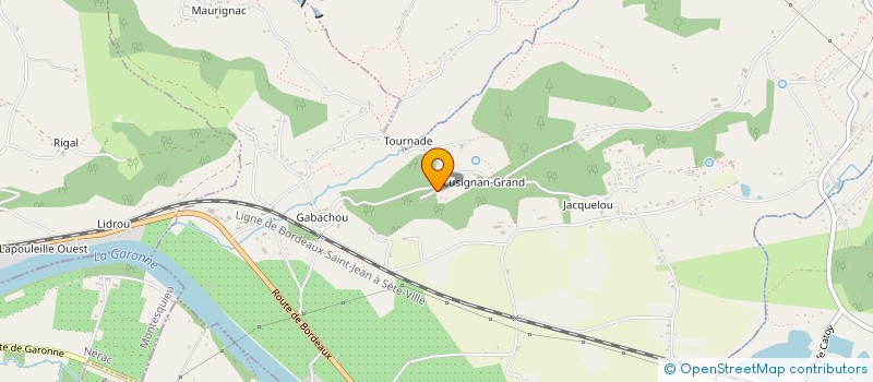 localisation de l'entreprise MONSIEUR TIMEO LAULAN  SAINT-HILAIRE-DE-LUSIGNAN