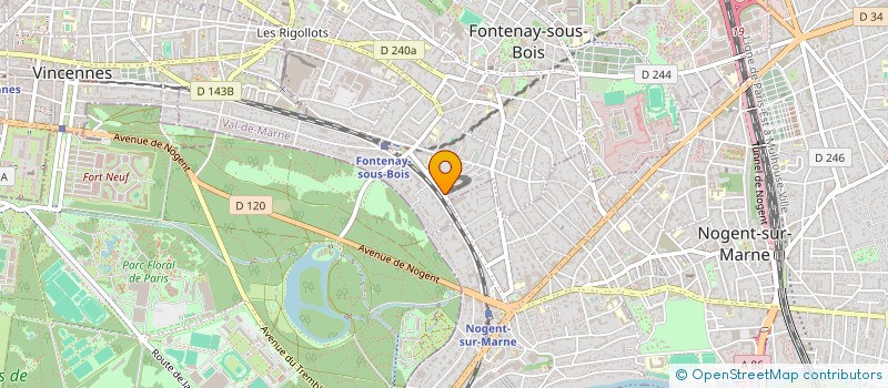 localisation de l'entreprise MONSIEUR TIMEO LEBOT  FONTENAY-SOUS-BOIS