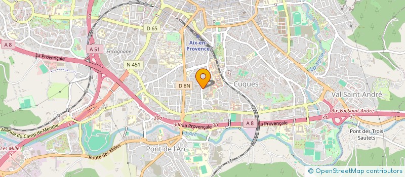 localisation de l'entreprise MONSIEUR TIMEO MENERE à AIX-EN-PROVENCE