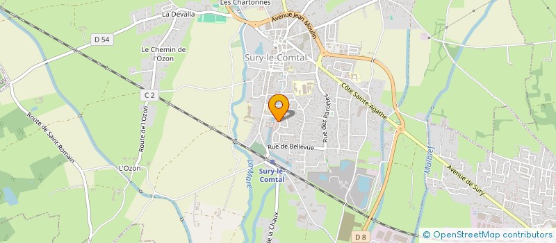 localisation de l'entreprise MONSIEUR TIMEO ODIN--BRUYERE  SURY-LE-COMTAL