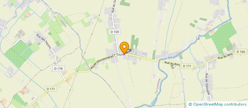 localisation de l'entreprise MONSIEUR TIMEO PARADIUK  LA COUTURE