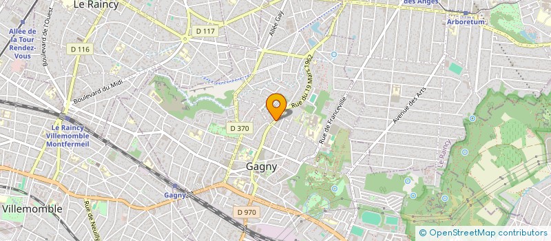 localisation de l'entreprise MONSIEUR TIMEO SANDER à GAGNY