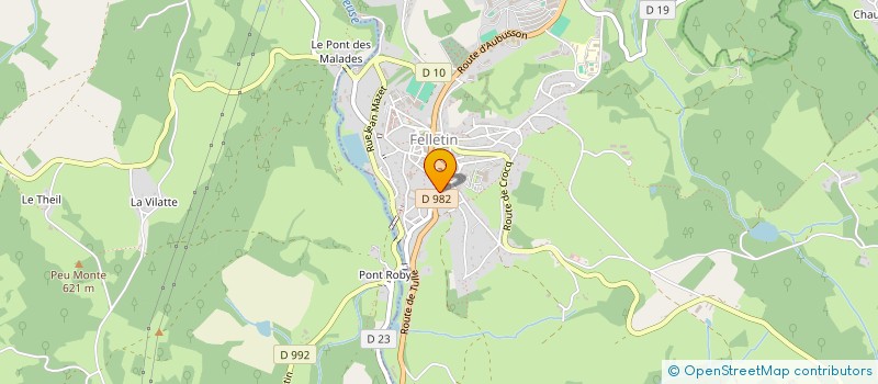 localisation de l'entreprise MONSIEUR TIMEO TAESCH à FELLETIN
