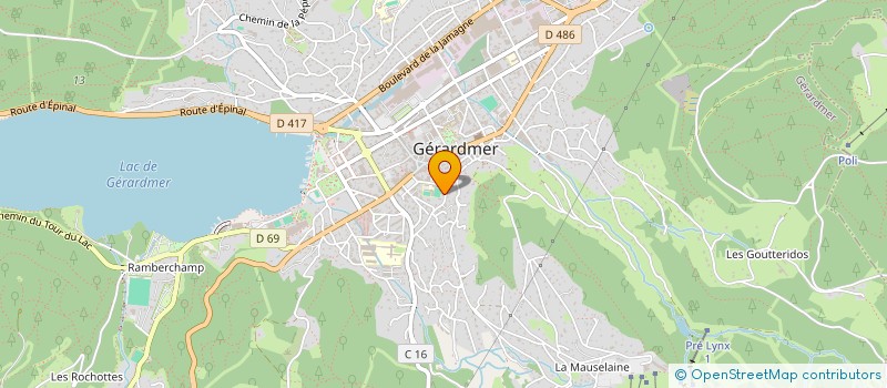 localisation de l'entreprise MONSIEUR TIMI DUBAN  GERARDMER