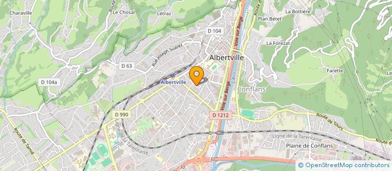 localisation de l'entreprise MONSIEUR TIMMY DIGARD  ALBERTVILLE