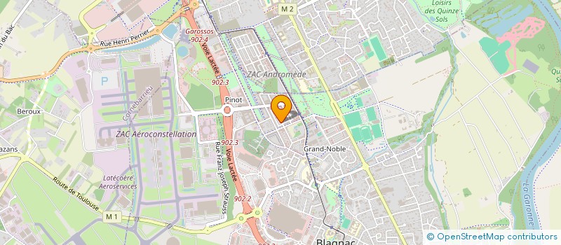 localisation de l'entreprise MONSIEUR TIMO LAUDAN  BLAGNAC