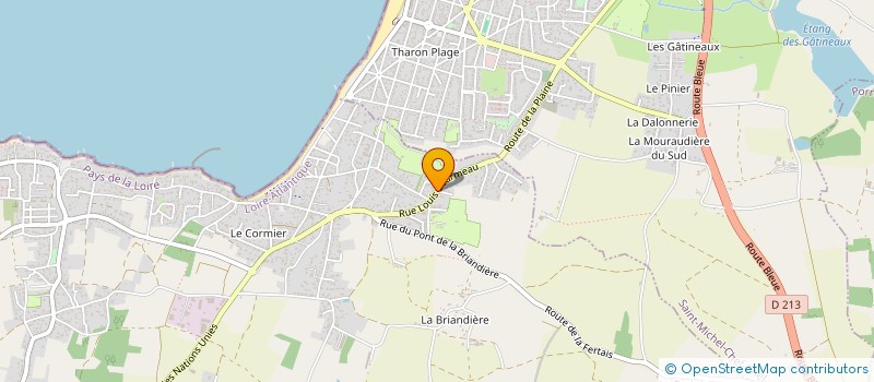 localisation de l'entreprise MONSIEUR TIMON BAHUAUD à LA PLAINE-SUR-MER