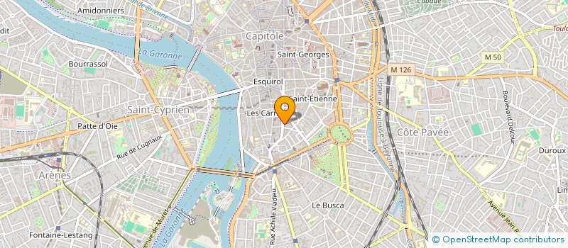 localisation de l'entreprise MONSIEUR TIMOTE BERTIN  TOULOUSE