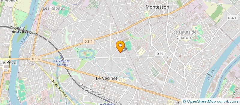 localisation de l'entreprise MONSIEUR TIMOTE DUBOSCQ à LE VESINET