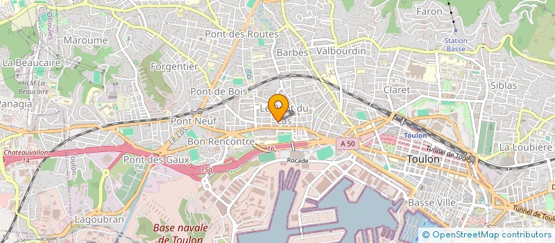 localisation de l'entreprise MONSIEUR TIMOTE LACAILLE à TOULON