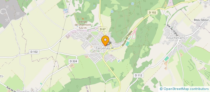 localisation de l'entreprise MONSIEUR TIMOTE MOREAUX  TARCENAY-FOUCHERANS