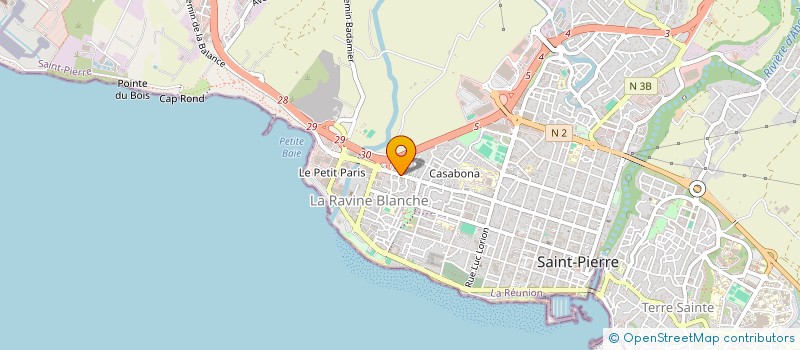 localisation de l'entreprise MONSIEUR TIMOTE OLINARD  SAINT-PIERRE